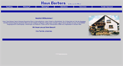 Desktop Screenshot of haus-barbara.com